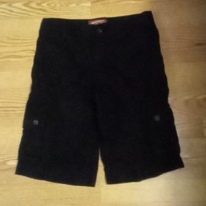 Boys black cargo short